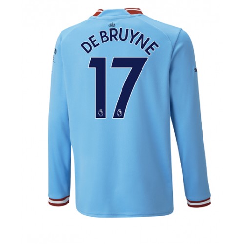 Dres Manchester City Kevin De Bruyne #17 Domaci 2022-23 Dugi Rukav